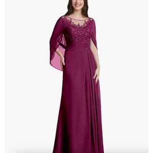 Amazon Women's Maxi Dress - Burgundy